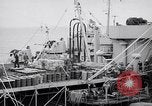 Image of USS Chara supply transfer Pacific Ocean, 1950, second 6 stock footage video 65675040317