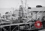Image of USS Chara supply transfer Pacific Ocean, 1950, second 14 stock footage video 65675040317