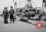 Image of USS Chara supply transfer Pacific Ocean, 1950, second 23 stock footage video 65675040317