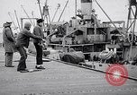 Image of USS Chara supply transfer Pacific Ocean, 1950, second 30 stock footage video 65675040317