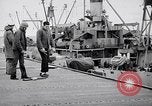 Image of USS Chara supply transfer Pacific Ocean, 1950, second 31 stock footage video 65675040317