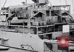 Image of USS Chara supply transfer Pacific Ocean, 1950, second 35 stock footage video 65675040317
