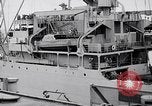 Image of USS Chara supply transfer Pacific Ocean, 1950, second 40 stock footage video 65675040317