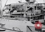 Image of USS Chara supply transfer Pacific Ocean, 1950, second 41 stock footage video 65675040317