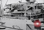 Image of USS Chara supply transfer Pacific Ocean, 1950, second 42 stock footage video 65675040317
