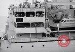 Image of USS Chara supply transfer Pacific Ocean, 1950, second 49 stock footage video 65675040317