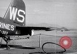 Image of flight deck crew Pacific Ocean, 1950, second 19 stock footage video 65675040318