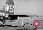 Image of flight deck crew Pacific Ocean, 1950, second 21 stock footage video 65675040318