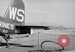 Image of flight deck crew Pacific Ocean, 1950, second 27 stock footage video 65675040318