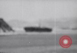 Image of flight deck crew Pacific Ocean, 1950, second 37 stock footage video 65675040318