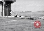 Image of flight deck crew Pacific Ocean, 1950, second 48 stock footage video 65675040318