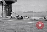 Image of flight deck crew Pacific Ocean, 1950, second 49 stock footage video 65675040318