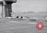 Image of flight deck crew Pacific Ocean, 1950, second 50 stock footage video 65675040318