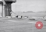 Image of flight deck crew Pacific Ocean, 1950, second 53 stock footage video 65675040318