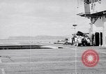 Image of flight deck crew Pacific Ocean, 1950, second 57 stock footage video 65675040318