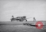 Image of Aircraft F4Us catapulted from USS Badoeng Strait Pacific Ocean, 1950, second 45 stock footage video 65675040319