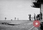 Image of Aircraft F4Us catapulted from USS Badoeng Strait Pacific Ocean, 1950, second 48 stock footage video 65675040319