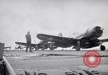 Image of Aircraft F4Us catapulted from USS Badoeng Strait Pacific Ocean, 1950, second 50 stock footage video 65675040319