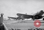Image of Aircraft F4Us catapulted from USS Badoeng Strait Pacific Ocean, 1950, second 54 stock footage video 65675040319