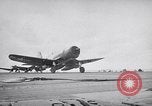 Image of Aircraft F4Us catapulted from USS Badoeng Strait Pacific Ocean, 1950, second 60 stock footage video 65675040319