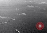 Image of TBF Avenger aircraft landing on USS Marcus Island CVE-77 Pacific Ocean, 1944, second 6 stock footage video 65675040321