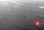 Image of TBF Avenger aircraft landing on USS Marcus Island CVE-77 Pacific Ocean, 1944, second 15 stock footage video 65675040321