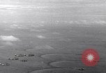 Image of TBF Avenger aircraft landing on USS Marcus Island CVE-77 Pacific Ocean, 1944, second 22 stock footage video 65675040321