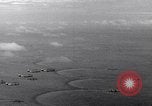 Image of TBF Avenger aircraft landing on USS Marcus Island CVE-77 Pacific Ocean, 1944, second 24 stock footage video 65675040321