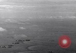 Image of TBF Avenger aircraft landing on USS Marcus Island CVE-77 Pacific Ocean, 1944, second 28 stock footage video 65675040321