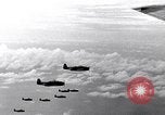 Image of TBF Avenger aircraft landing on USS Marcus Island CVE-77 Pacific Ocean, 1944, second 42 stock footage video 65675040321