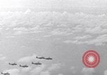 Image of TBF Avenger aircraft landing on USS Marcus Island CVE-77 Pacific Ocean, 1944, second 51 stock footage video 65675040321