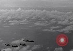 Image of TBF Avenger aircraft landing on USS Marcus Island CVE-77 Pacific Ocean, 1944, second 52 stock footage video 65675040321