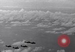 Image of TBF Avenger aircraft landing on USS Marcus Island CVE-77 Pacific Ocean, 1944, second 53 stock footage video 65675040321
