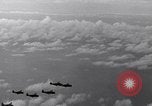 Image of TBF Avenger aircraft landing on USS Marcus Island CVE-77 Pacific Ocean, 1944, second 54 stock footage video 65675040321
