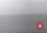 Image of Ships and planes of invasion task force practice maneuvers Pacific Ocean, 1944, second 9 stock footage video 65675040322