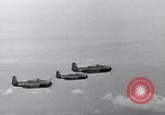 Image of Ships and planes of invasion task force practice maneuvers Pacific Ocean, 1944, second 40 stock footage video 65675040322