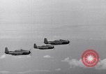 Image of Ships and planes of invasion task force practice maneuvers Pacific Ocean, 1944, second 41 stock footage video 65675040322