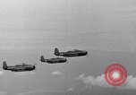 Image of Ships and planes of invasion task force practice maneuvers Pacific Ocean, 1944, second 43 stock footage video 65675040322