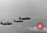 Image of Ships and planes of invasion task force practice maneuvers Pacific Ocean, 1944, second 45 stock footage video 65675040322