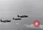 Image of Ships and planes of invasion task force practice maneuvers Pacific Ocean, 1944, second 46 stock footage video 65675040322