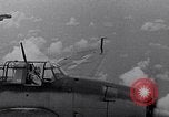 Image of TBF and F4F Wildcat in practice maneuvers with Peleliu Task Force Pacific Ocean, 1944, second 1 stock footage video 65675040323