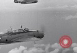 Image of TBF and F4F Wildcat in practice maneuvers with Peleliu Task Force Pacific Ocean, 1944, second 6 stock footage video 65675040323