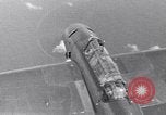 Image of TBF and F4F Wildcat in practice maneuvers with Peleliu Task Force Pacific Ocean, 1944, second 14 stock footage video 65675040323