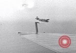 Image of TBF and F4F Wildcat in practice maneuvers with Peleliu Task Force Pacific Ocean, 1944, second 31 stock footage video 65675040323