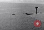 Image of TBF and F4F Wildcat in practice maneuvers with Peleliu Task Force Pacific Ocean, 1944, second 51 stock footage video 65675040323