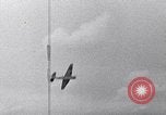 Image of TBF and F4F Wildcat in practice maneuvers with Peleliu Task Force Pacific Ocean, 1944, second 52 stock footage video 65675040323