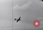 Image of TBF and F4F Wildcat in practice maneuvers with Peleliu Task Force Pacific Ocean, 1944, second 54 stock footage video 65675040323