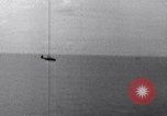 Image of TBF and F4F Wildcat in practice maneuvers with Peleliu Task Force Pacific Ocean, 1944, second 57 stock footage video 65675040323