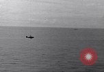 Image of TBF and F4F Wildcat in practice maneuvers with Peleliu Task Force Pacific Ocean, 1944, second 61 stock footage video 65675040323