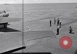 Standbild TBF UND F4F Flugzeug beim Start von USS Marcus Insel (CVE-77) Pazifik, 1944, aus Sekunde 46 historischem Filmmaterial Videoclip 65675040324